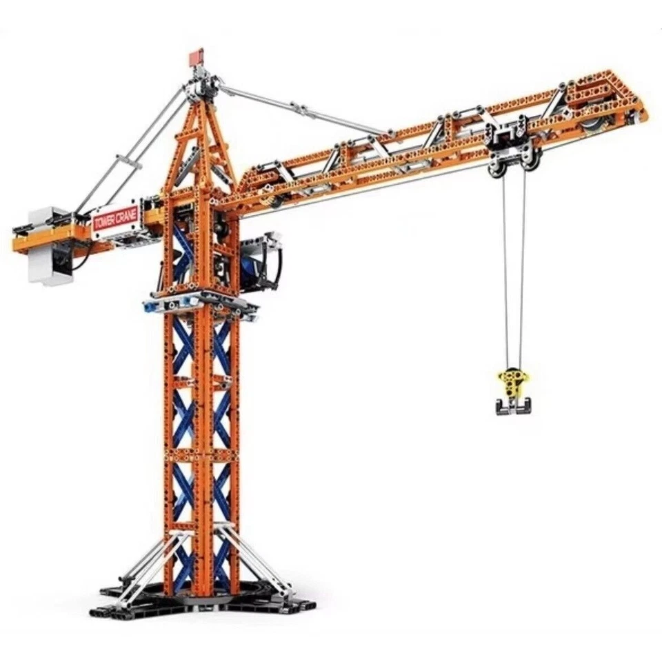 1288PCS Remote Control Tower Crane MOC 22013  Model Building Blocks Bricks Toys - Image 2 of 4
