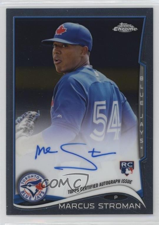 2014 Topps Chrome Rookie Auto Marcus Stroman #MST Auto 1dm4