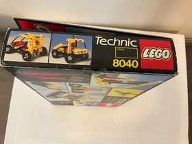 LEGO 8040 TECHNIC UNIVERSAL AGE 9-14 BOX INSTRUCTIONS COMPLETE ORGINAL OWNER '85