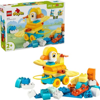 LEGO DUPLO Town 10448 Tiere auf Rädern 3-in-1-Set Klemmbausteine Bausatz