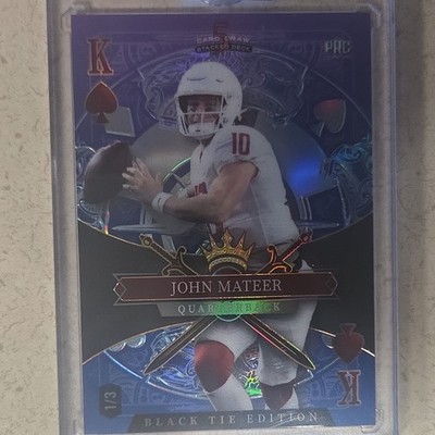 Wild Card 5 Card Draw Stacked Deck Black Tie 2024 John Mateer 1/3 SDPC-JMN