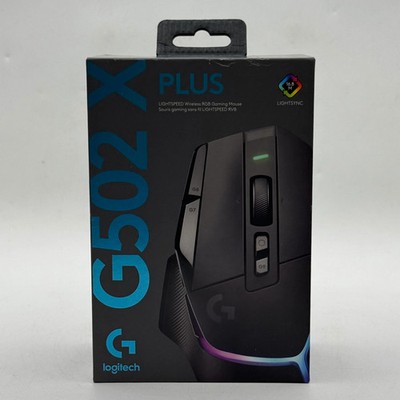 New Logitech G502 X Plus Lightspeed MR0089 Wireless Gaming Mouse Black