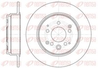 2X Remsa Bremsscheibe 61157.00 FüR Honda CR 281,8Mm 5 2 RD5