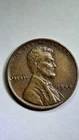 1944 wheat penny no mint mark Partial Collar Error XF condition