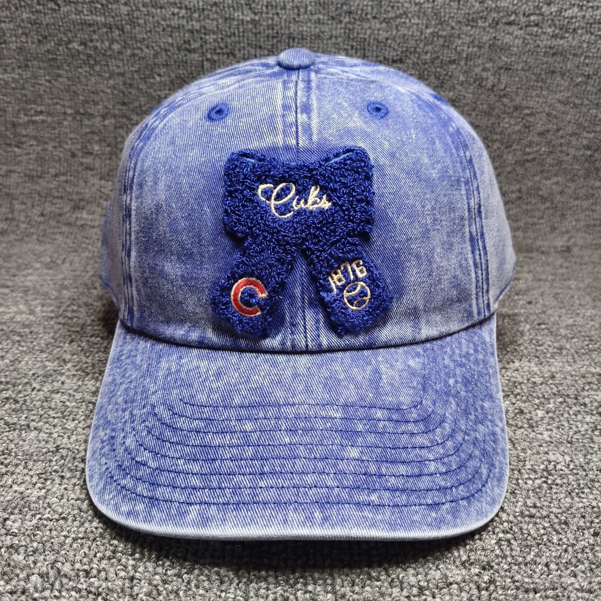Mitchell & Ness Chicago Cubs Blue Strapback Baseball Cap Hat