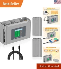 Mini 4K/2 Battery Charging Hub and 2 Pack 2400mAh Intelligent Flight Battery,...