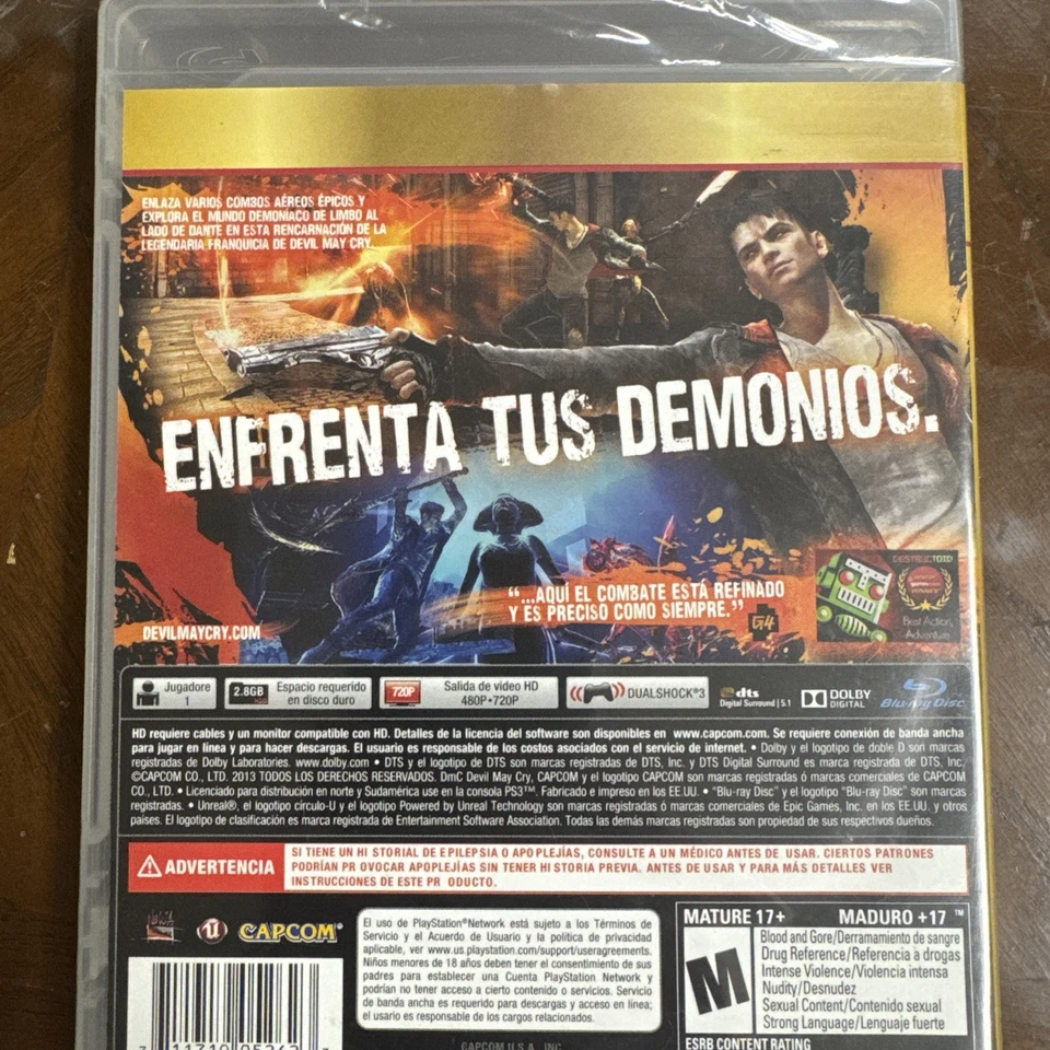 DmC: Devil May Cry (Sony PlayStation 3, 2013) - Spanish Version - Image 2 of 4