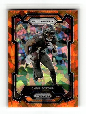 Chris Godwin 2023 Panini Prizm #277 Tampa Bay Buccaneers Orange Ice