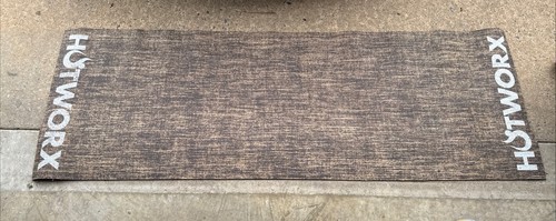 Hotworx Yoga Mat Brown Hemp 72" x 24” Pilates Work Out Hot Yoga Stretching