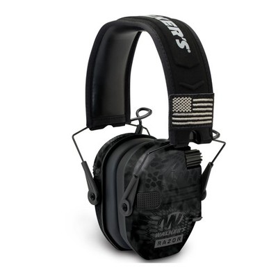 Walkers Razor Patrio Series Slim Shooter Electronic Muff Patriot (Kryptek Camo)