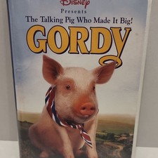 Disney Gordy 1995 VHS NTSC Clamshell Edition Rated G Children's Family