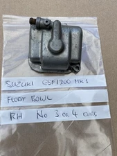 Suzuki GSF1200 MK1 carburettor float bowl RH No 3 or 4 carb  , See below