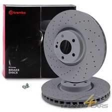 BREMBO 2x BREMSSCHEIBE VORNE F&Uuml;R MERCEDES C-KLASSE W205 CLS E-KLASSE W213 GLC