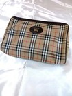 Burberry Nova Check Beige Clutch Bag Burberrys Women