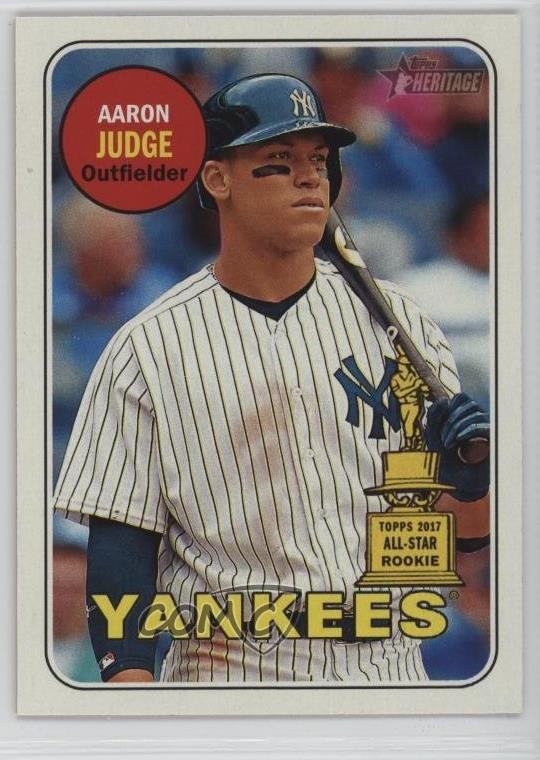 2018 Topps Heritage Aaron Judge (Bat on Shoulder) #25 07r2