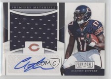 2012 Prominence Premiere Materials Signatures 3/25 Alshon Jeffery #18 Auto 5o1