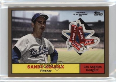 2018 Topps MLB All-Star Logo Gold 14/50 Sandy Koufax #ASP-SK Patch HOF g5e