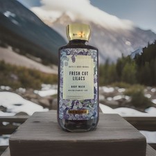 Bath Body Works, Fresh Cut Lilacs, Body Wash 10fl oz.