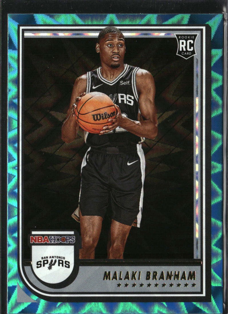 2022-23 Hoops #250 Malaki Branham Teal Explosion