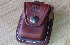 Original Harley Davidson Zippotasche Leder Gürtelschlaufe