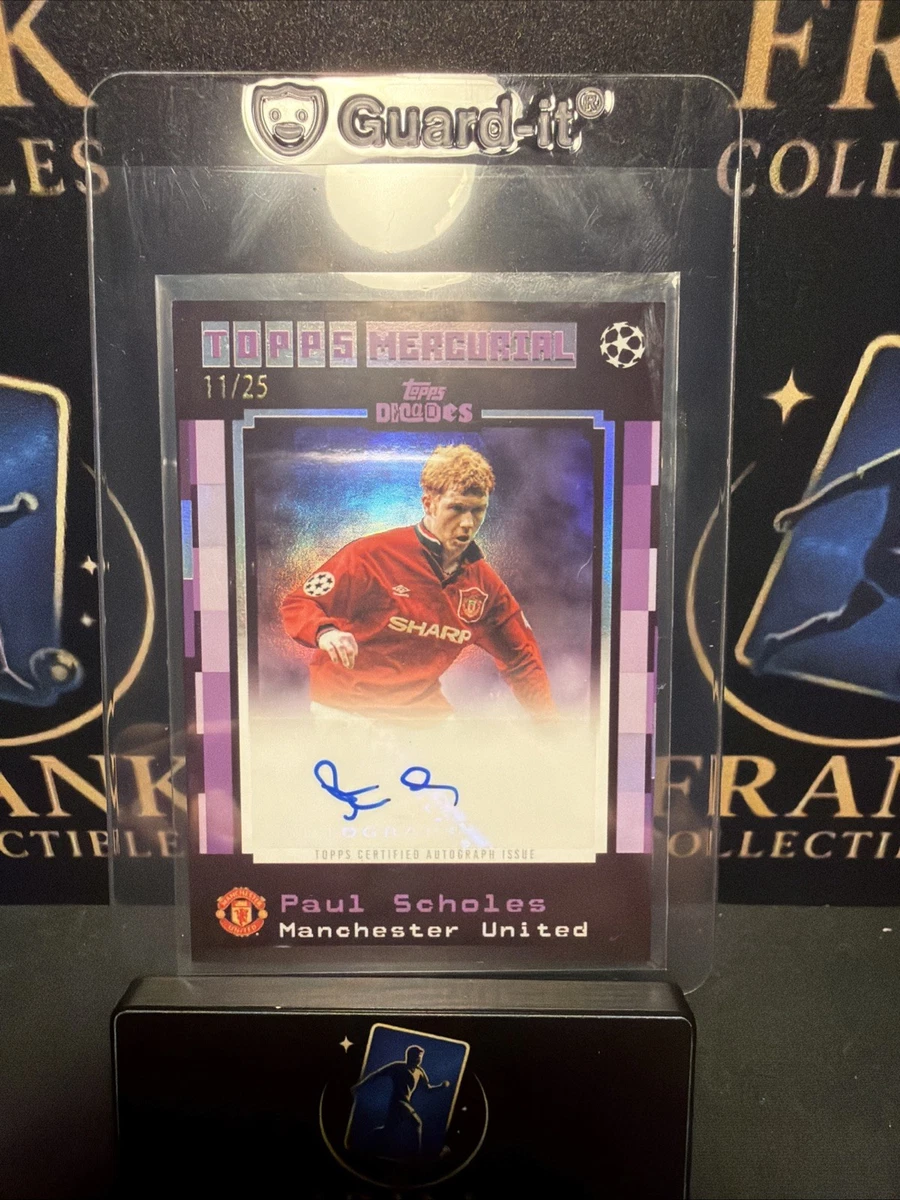 Carte Paul Scholes Angleterre UEFA EURO 2024 Signatures - Outdoor Editions RARE