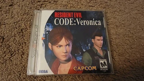 Resident Evil -- CODE: Veronica (Sega Dreamcast, 2000) Tested Cib Case Damage