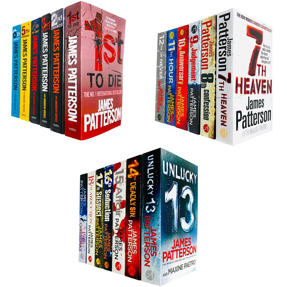 Penguin Random House Women's Murder Club By James Patterson: Books 1-19 Collection Set - Fiction - Paperback - Image 3