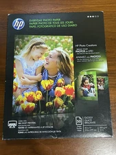 HP 50 Sheets Photo Glossy Paper 8.5 x 11 in New inkjet compatible
