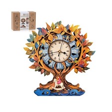 3D Puzzles for Adults, Tree of Life Clock Wooden Puzzles Room Home ... Fast Ship