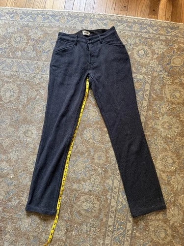 Men’s Taylor Stitch Camp pants navy nep Wool Pants 31 x 32 - product listing photo