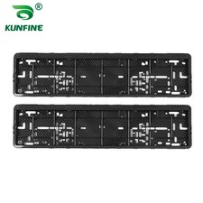 One Pair Carbon Style European License Plate Frame Accessory Waterproof Holder One Pair Carbon Style European License Plate Frame Accessory Waterproof Holder