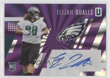 2017 Panini Unparalleled Purple Rainbow Spokes 63/99 Elijah Qualls #246 Auto 0c2
