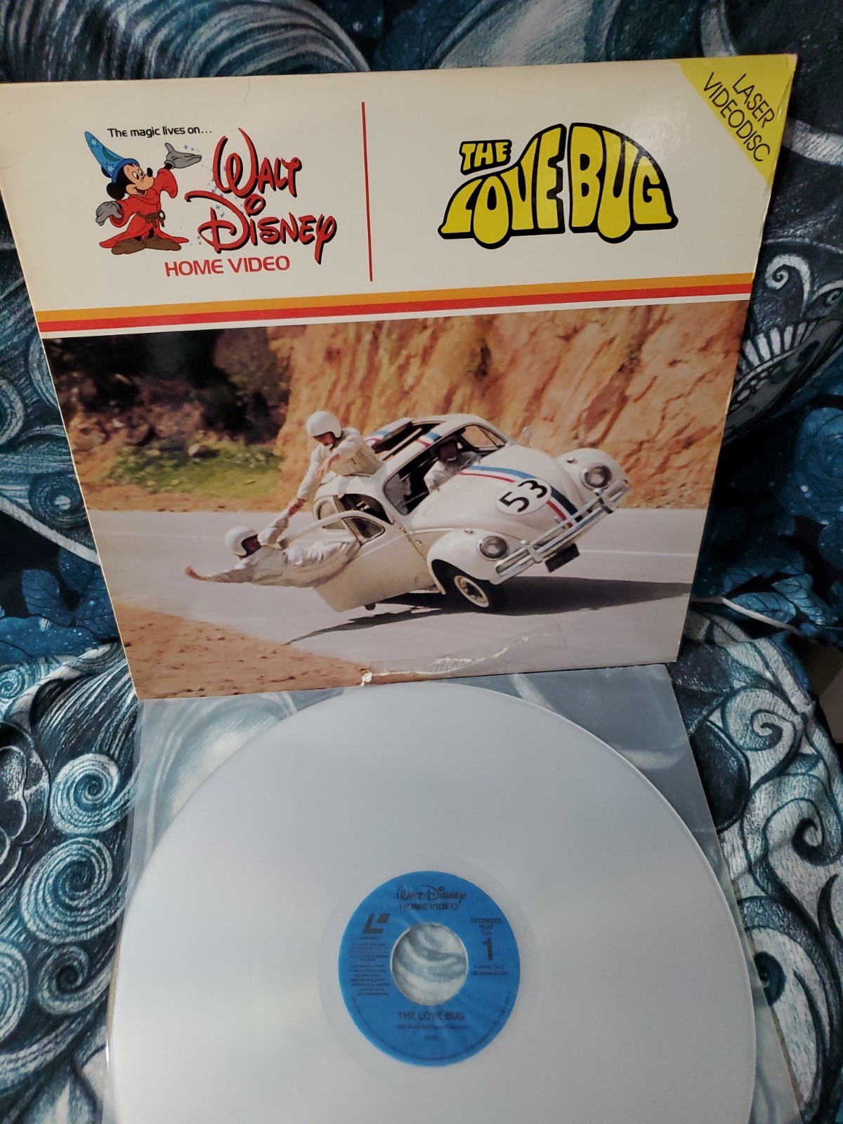 Laserdisc LD THE LOVE BUG WALT DISNEY HOME VIDEO