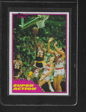 1981 TOPPS #109 MAGIC JOHNSON WEST SUPER ACTION NICE CARD