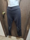 CAbi Black Faux Leather Solid Ankle Leggings Women's Regular Size S — photo 4