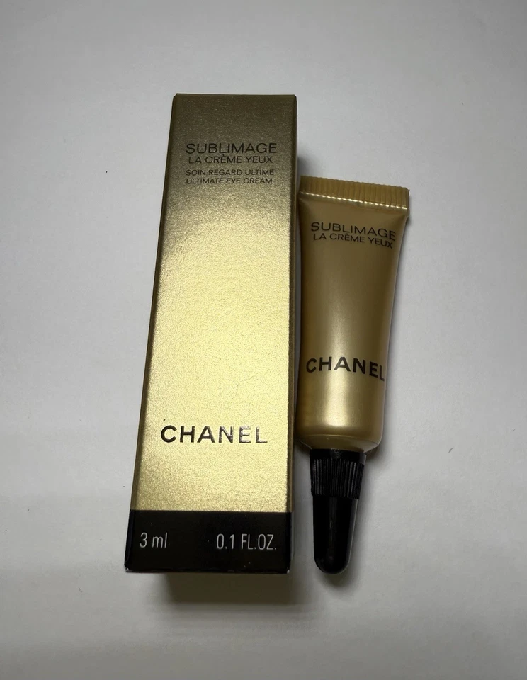 Crema de ojos CHANEL Sublimage La Creme Yeux 3 ml 0,1 oz * 2, auténtica nueva envío gratuito Foto 2 de 3