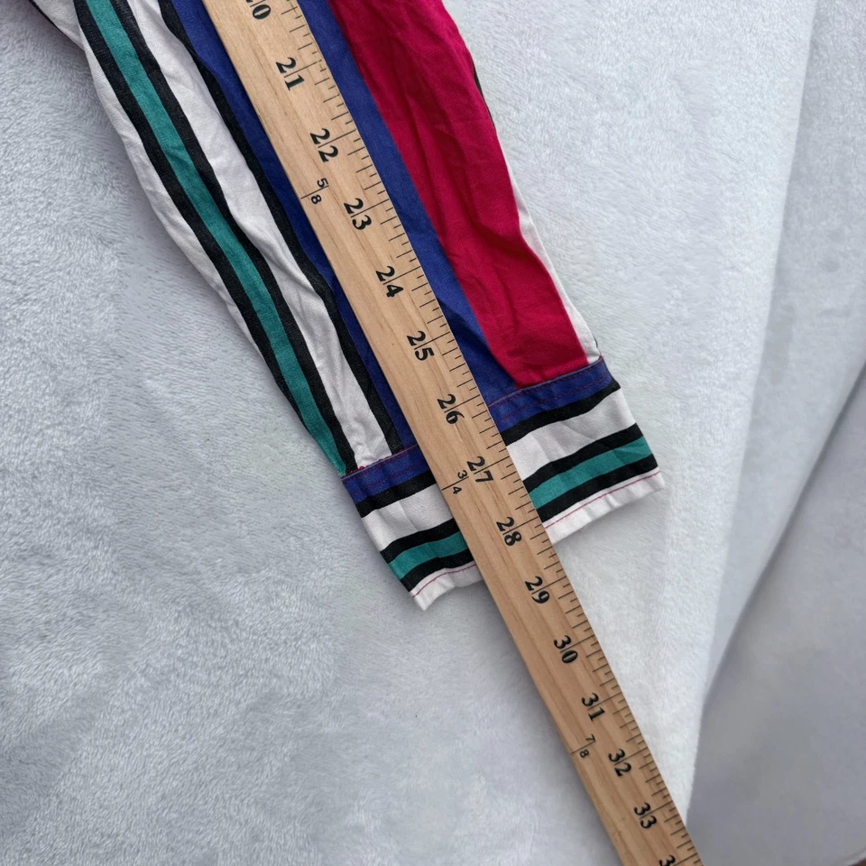 Camisa De Colección Wrangler Brushpopper Niños 16 L Rayas Vaquero Rodeo Rancho Western Foto 4 de 4