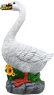 Joyful Porch Goose Statue Cygnus  Big Resin Garden Lawn Yard Décor  Sculpture...