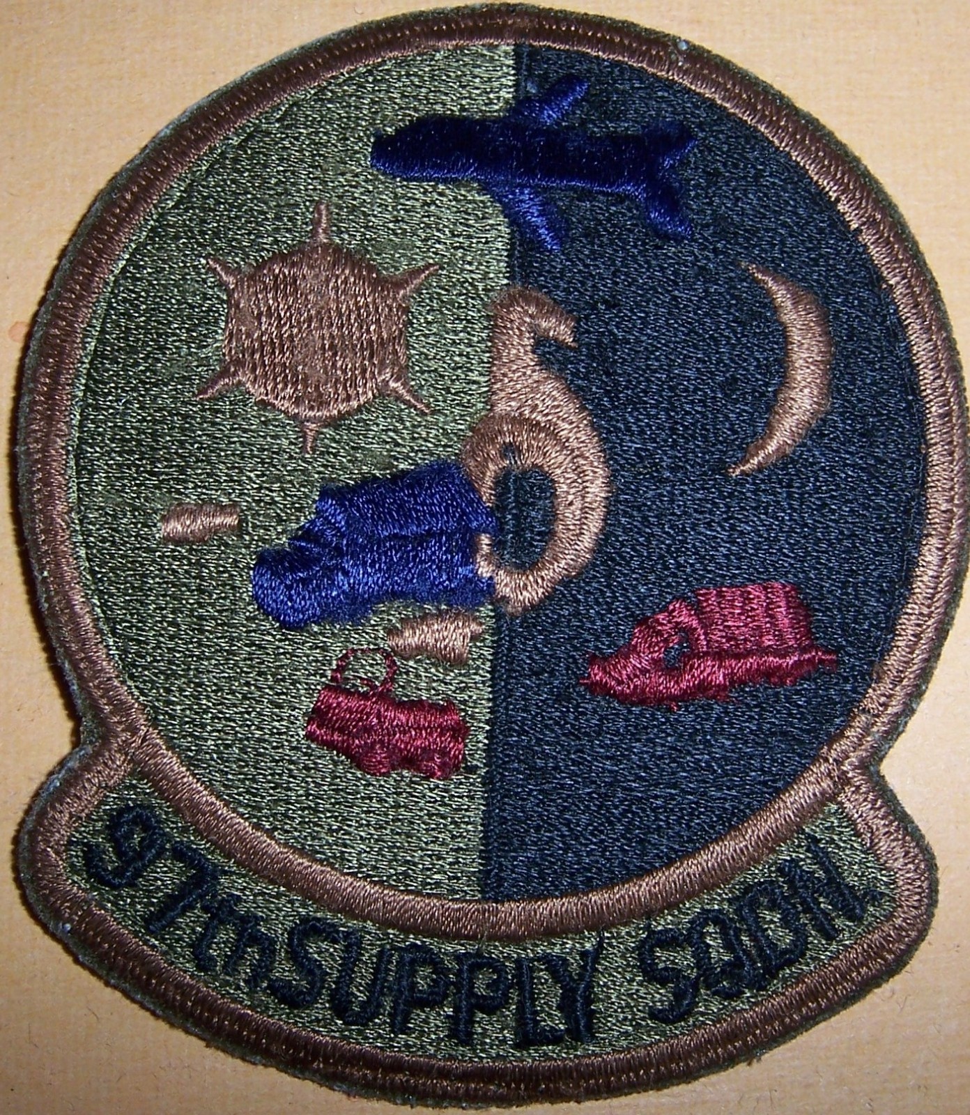 USAF 97th Supply Sq Patch, Bllytheville AFB, AR (1959-1992) | eBay
