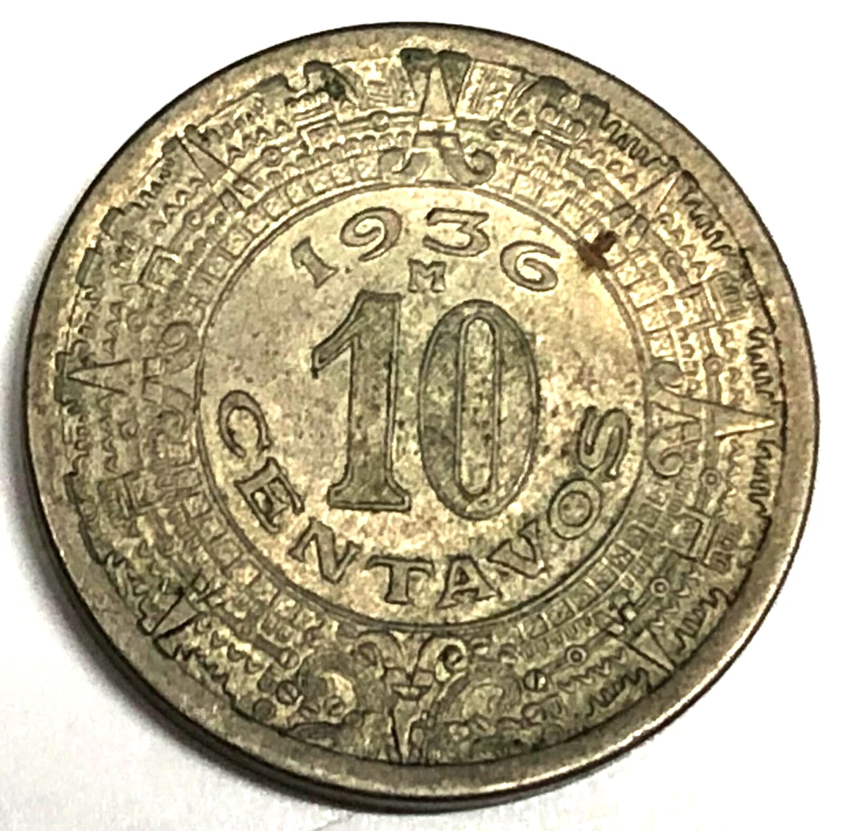 Circulated 10 Centavos 1936 Year Mexican Coins (1905-Now) for sale