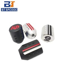 Gear Shift Knob Sport Metal Gear Lever Aluminum Manual Black Silver Red