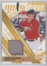 2019 Panini Elite Extra Edition Prospect Materials Gold 37/99 Brent Rooker ex0