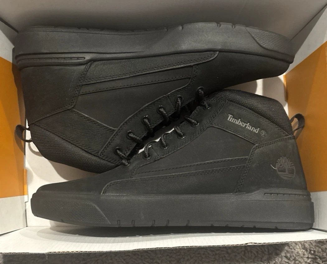 25+ Timberland Leather Upper Black Casual Shoes for Men for sale