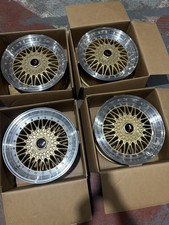 Japan Racing JR9 4x100 and 4x108 17Inch 7.5J Gold Chrome Full set of 4 - CHEAP!