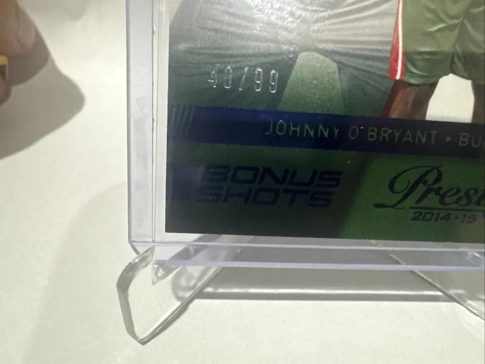 2014-15 Panini Prestige - Johnny O'Bryant #191 Bonus Shots Blue /99 (RC) - Image 4 of 4
