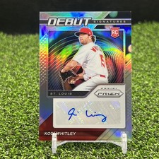 2021 Panini Prizm Prizm Baseball Debut Signatures Kodi Whitley RC Auto 🔥⚾️