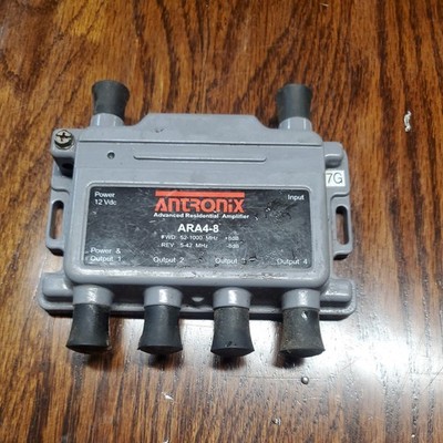 Antronix ARA4-8 Residential Amplifier 8dB Gain 4 Output 52-1000 MHz
