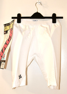 NWT Trace Women's White Padded Softball Sliding Corset sz XL 40-42 Waist