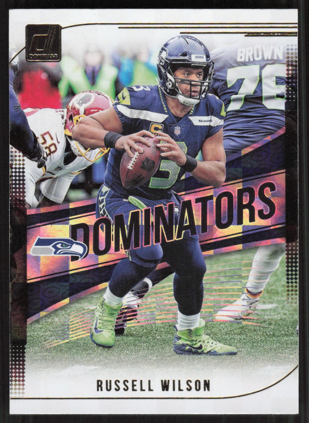 Russell Wilson, 2018 Donruss, #D-1, Seattle Seahawks,