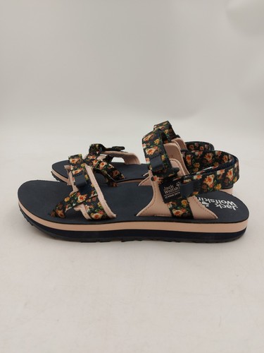 JACK WOLFSKIN navy floral sandals size 6 39.5 brand new